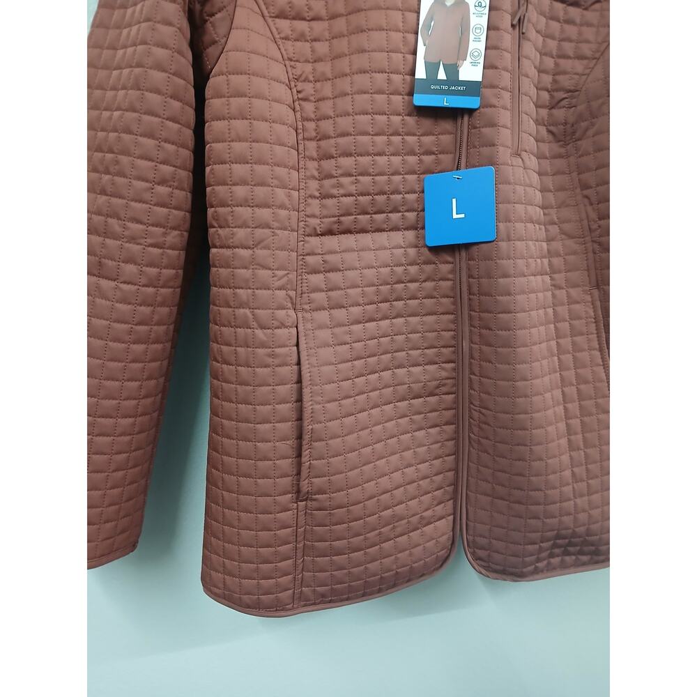 Lands' End Women's Quilted Jacket LG - Picture 3 of 10